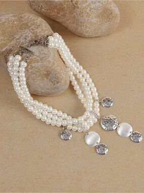 Pearl Multi-Strand Choker Necklace